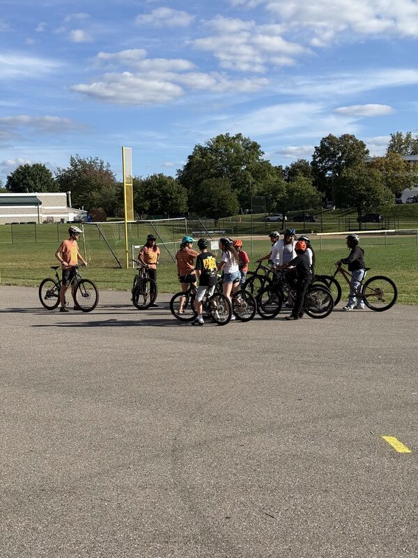 Star City Cycling running a bike rodeo at James Madison Middle School