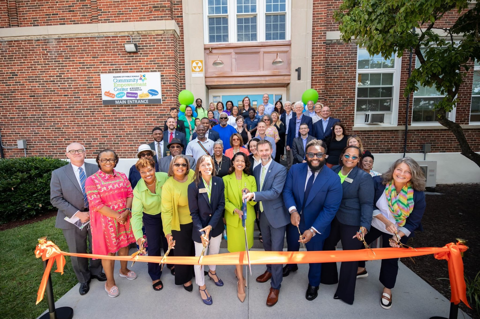Ribbon cutting ceremony for the Community Empowerment Center at Booker T. Washington, Roanoke City